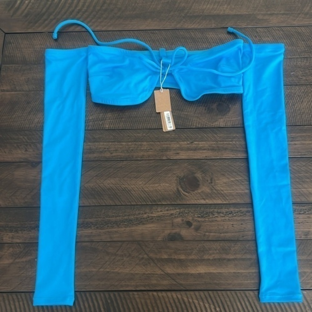 Skims Swim Long Sleeve Bikini Top - Picture 1 of 8